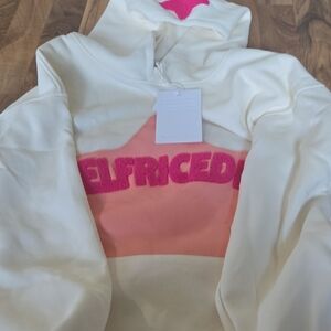 Aelfric Eden Cream and Pink Hoodie